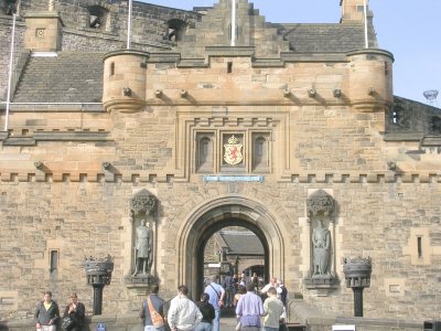 Edinburgh Castle Entrance.